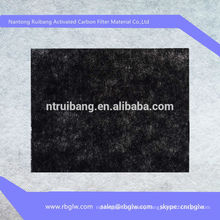 Activated carbon non-woven fabric odor absorbing material